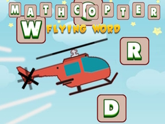 Mäng Mathcopter flying Word