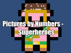 Mäng Pictures by Numbers - Superheroes