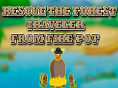 Mäng Rescue the Forest Traveler from Fire Pot