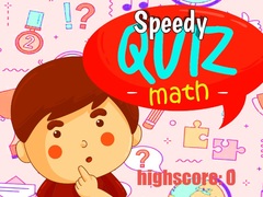 Mäng Speedy Quiz Maths