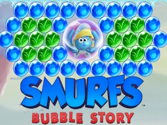 Mäng Smurfs Bubble Story