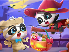 Mäng Jigsaw Puzzle: Baby Panda Halloween