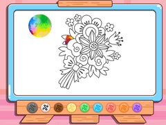 Mäng Coloring Book: Flower Bouquet