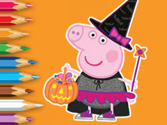 Mäng Coloring Book: Peppa Pig Halloween