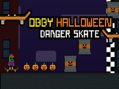 Mäng Obby Halloween Danger Skate