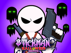 Mäng Stickman Halloween Survive