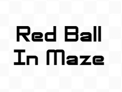 Mäng Red Ball In Maze