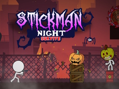 Mäng Stickman Night Survive