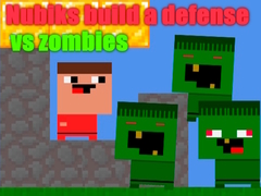 Mäng Nubiks build a defense vs zombies