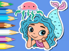 Mäng Coloring Book: Jellyfish Mermaid