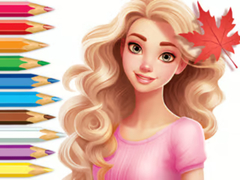 Mäng Coloring Book: Barbie Autumn Tale