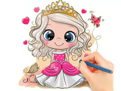 Mäng Coloring Book: Chibi Doll Princess