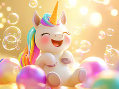 Mäng Jigsaw Puzzle: Unicorn Bubble Fun