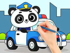 Mäng Coloring Book: Police Panda