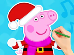 Mäng Coloring Book: Peppa Pig Snowman