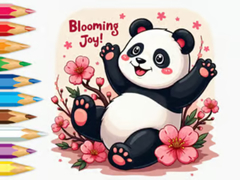 Mäng Coloring Book: Little Panda Cherry Blossoms