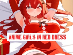 Mäng Anime Girls In Red Dress Tile Puzzle