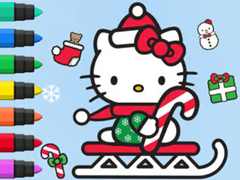 Mäng Coloring Book: Hello Kitty Christmas