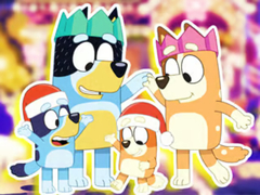 Mäng Jigsaw Puzzle: Bluey Family Xmas Eve