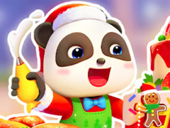 Mäng Jigsaw Puzzle: Baby Panda Christmas Chef