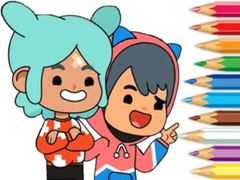 Mäng Coloring Book: Toca Boca Friends