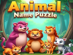 Mäng Animal Name Puzzle