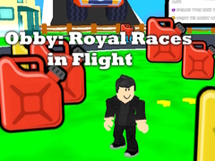 Mäng Obby: Royal Races in Flight