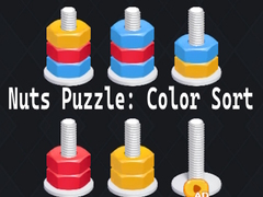 Mäng Nuts Puzzle: Color Sort