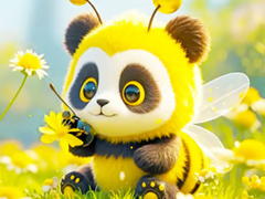 Mäng Jigsaw Puzzle: Panda Bee