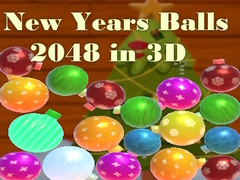 Mäng New Years Balls 2048 in 3D