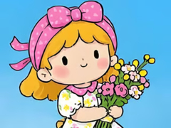 Mäng Jigsaw Puzzle: Little Flower Girl