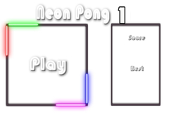 Mäng Neon Pong 1