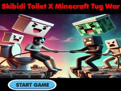 Mäng Skibidi Toilet X Minecraft Tug War