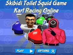 Mäng Skibidi Toilet Squid Game Kart Racing Online