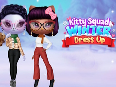 Mäng Kitty Squad Winter Dress up