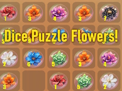 Mäng Dice Puzzle Flowers!