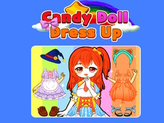 Mäng Candy Doll Dress Up 