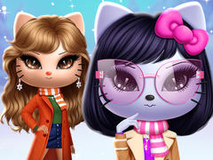 Mäng Kitty Squad Winter Dress Up