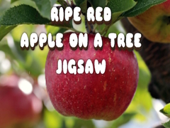 Mäng Ripe Red Apple on a Tree Jigsaw