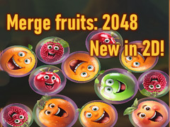 Mäng Merge fruits: 2048 New in 2D!