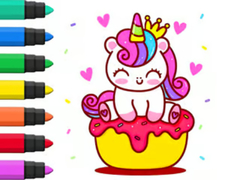 Mäng Coloring Book: Unicorn Cupcake