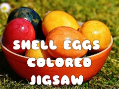 Mäng Shell Eggs Colored Jigsaw