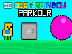 Mäng 2D Obby Rainbow Parkour