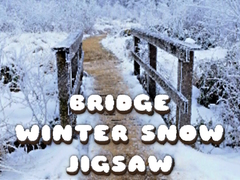 Mäng Bridge Winter Snow Jigsaw