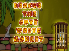 Mäng Rescue the Cute White Monkey