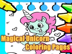 Mäng Magical Unicorn Coloring Pages