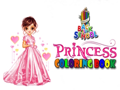 Mäng Back To School Princess Coloring Book