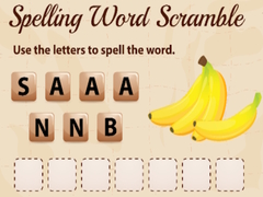 Mäng Spelling Word Scramble