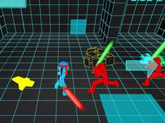 Mäng Stickman Neon Sword Fighting