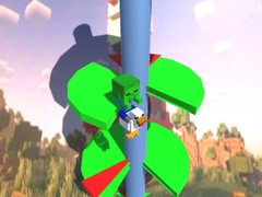 Mäng Chicken Jockey Helix Jump